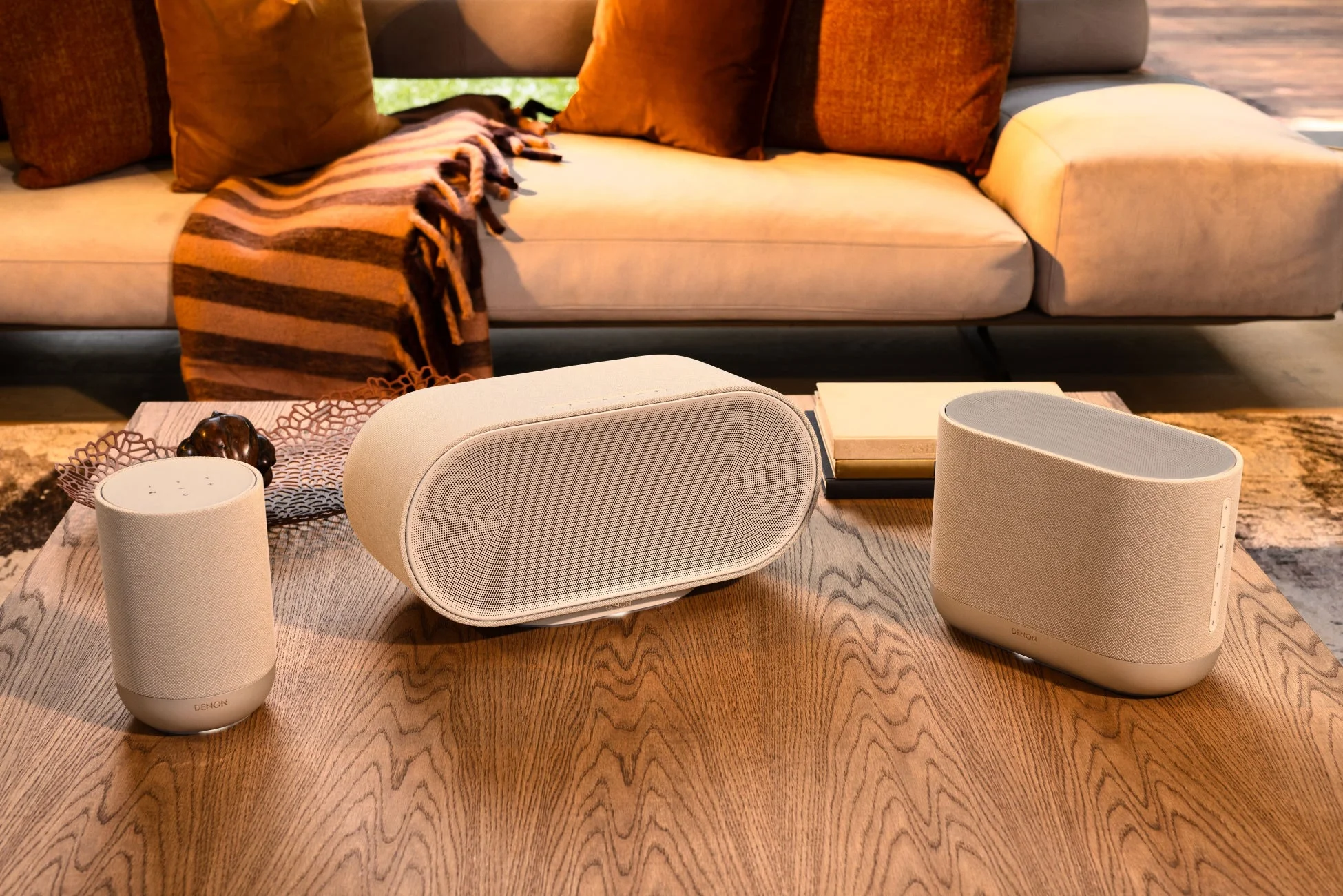 デノン、空間オーディオ対応ワイヤレススピーカー「DENON HOMEシリーズ」3モデルのGREEN FUNDING支援受付を開始