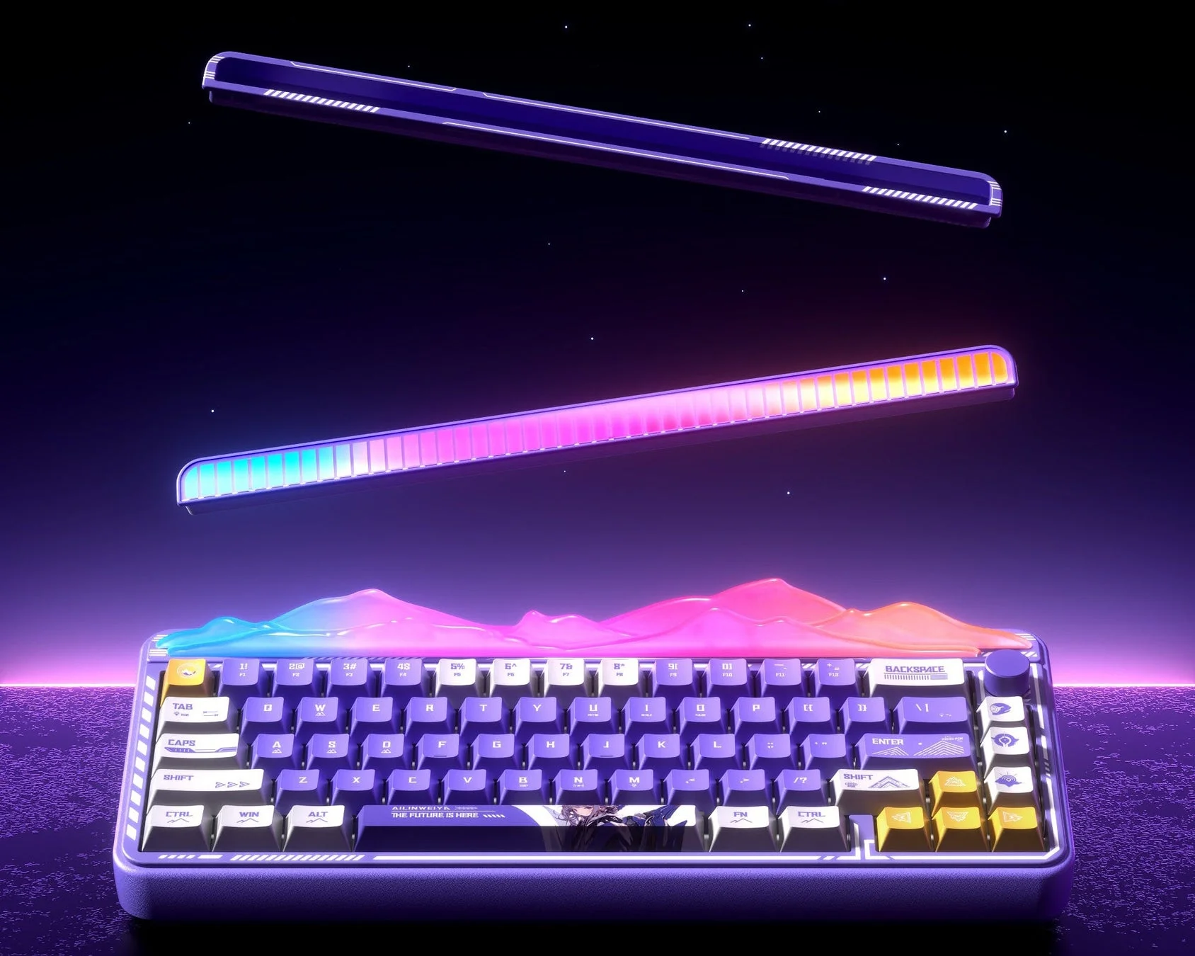 世界大会優勝チーム愛用ブランドAULAから、カスタマイズ可能なメカニカルキーボード「HI65」が日本上陸！