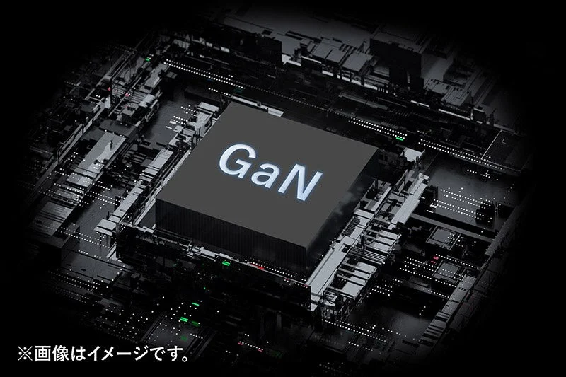 GaNの技術イメージを表現したデザイン