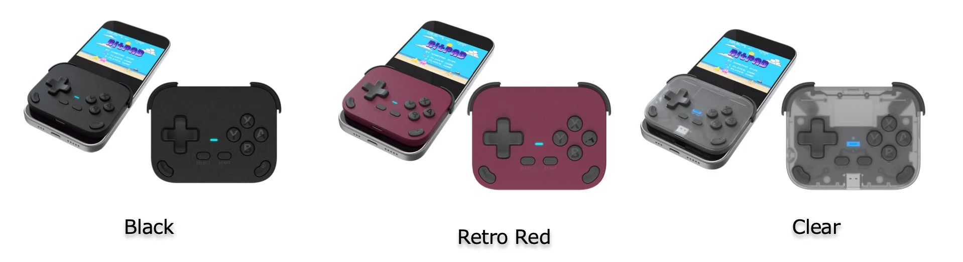 BitPADの3つのカラーバリエーション