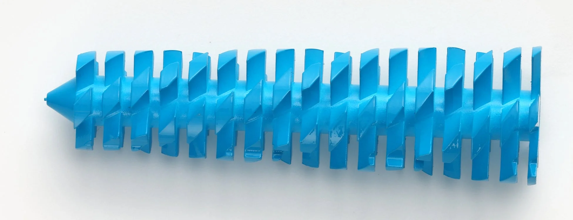 青色の円筒形オブジェクト