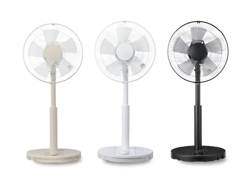 タイパとシンプルさを追求！ワンボタンで全操作完結のDCリビング扇風機が4月上旬発売