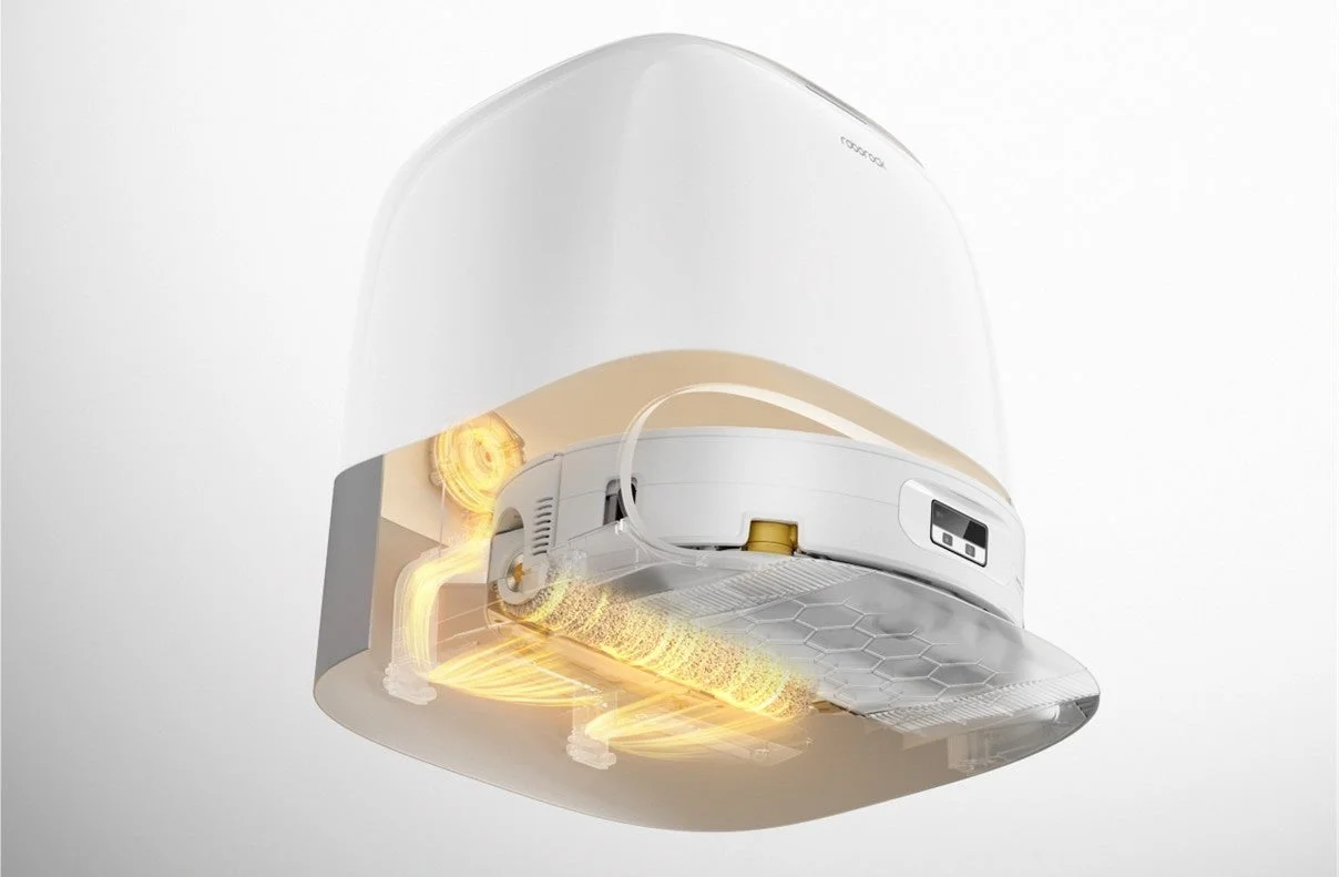 ロボット掃除機の自動ドックの内部構造