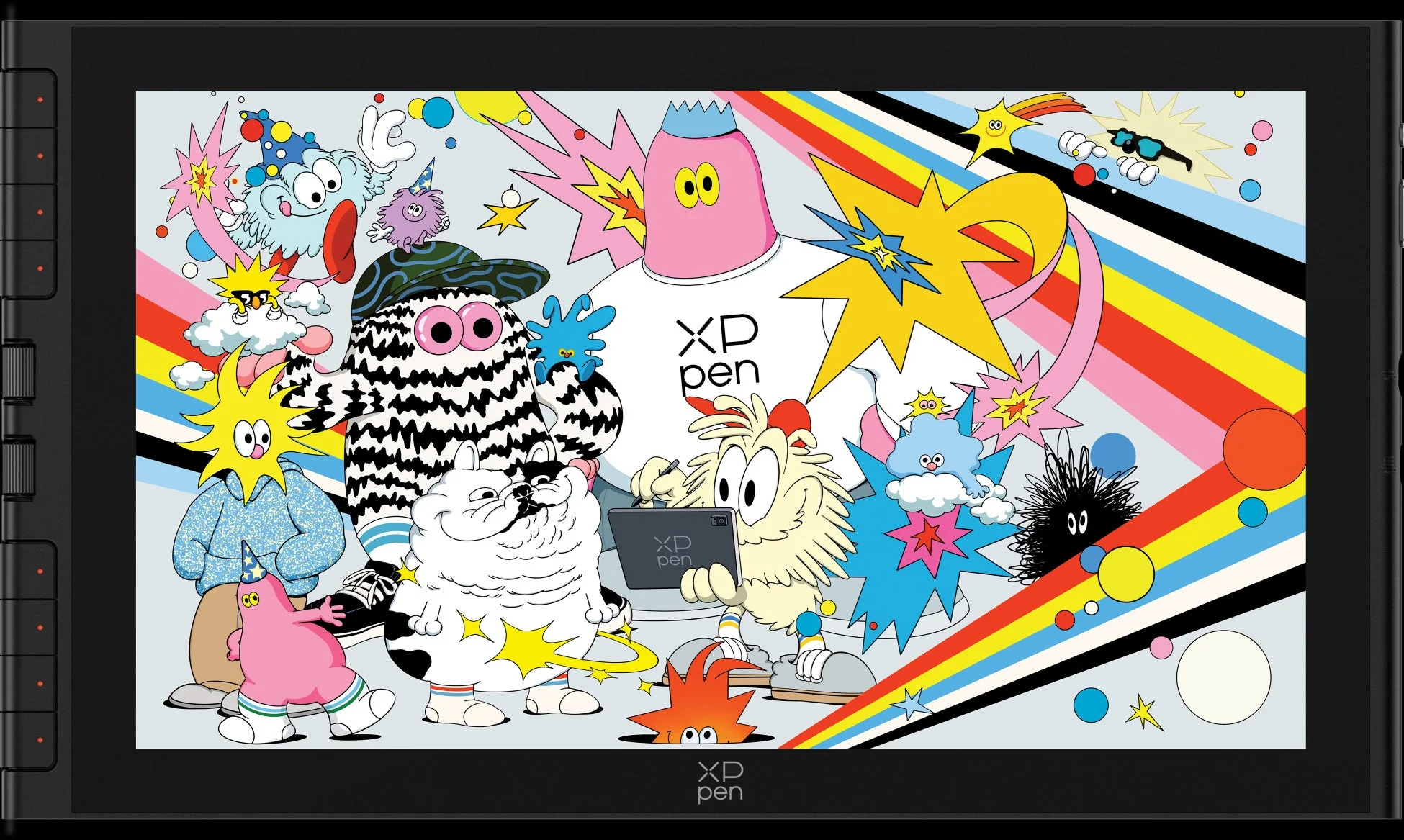 広々とした視界で作業がスムーズに