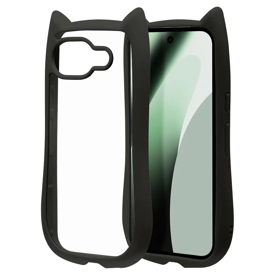 ブラックの猫耳ケース