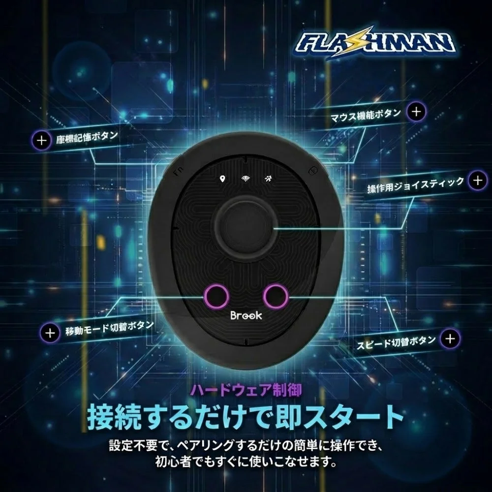 Flashmanのハードウェア制御ボタン