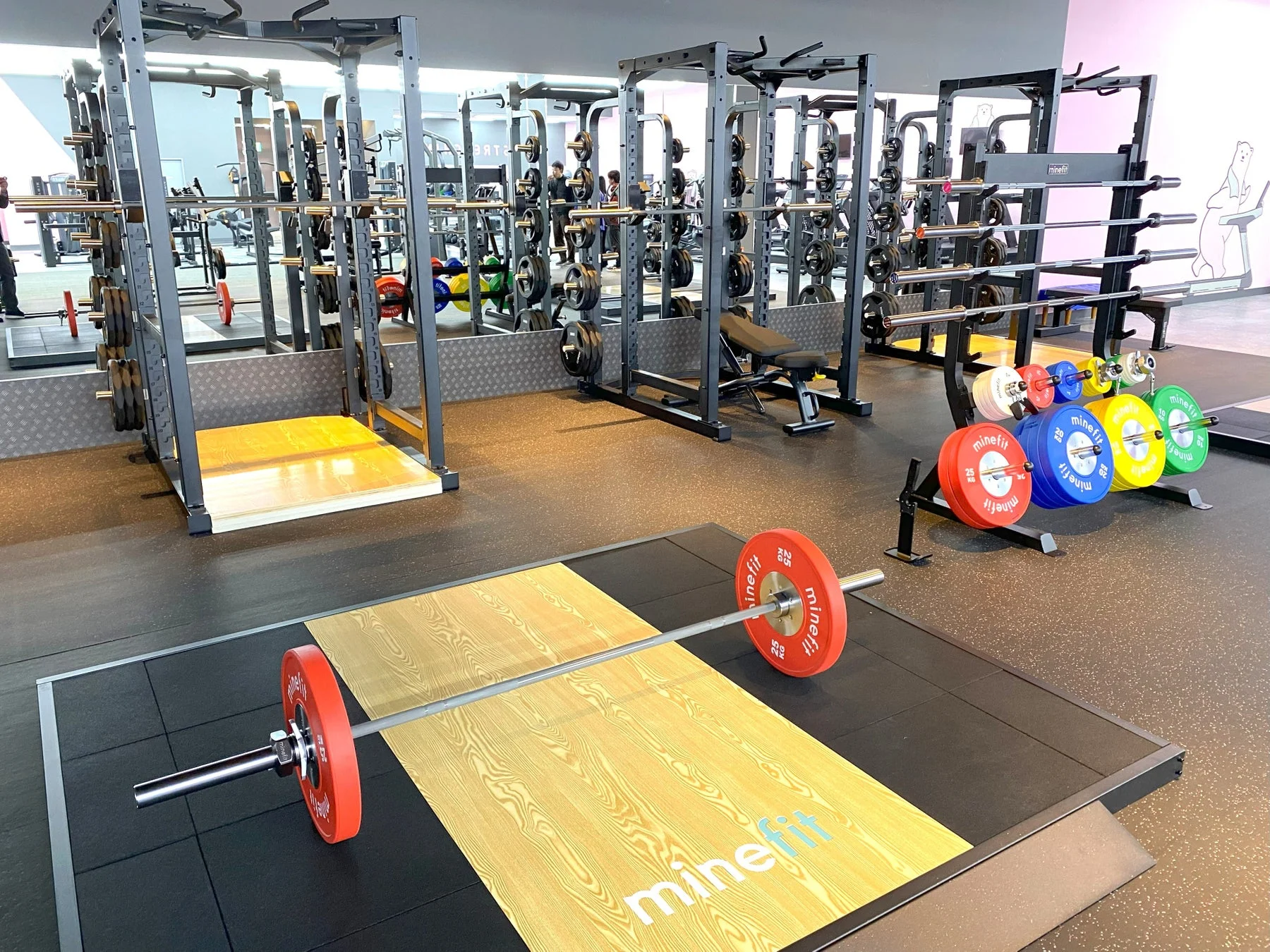 フリーウェイトエリアの様子