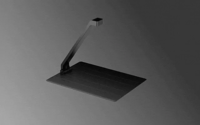 デスクライトのようなスキャナー