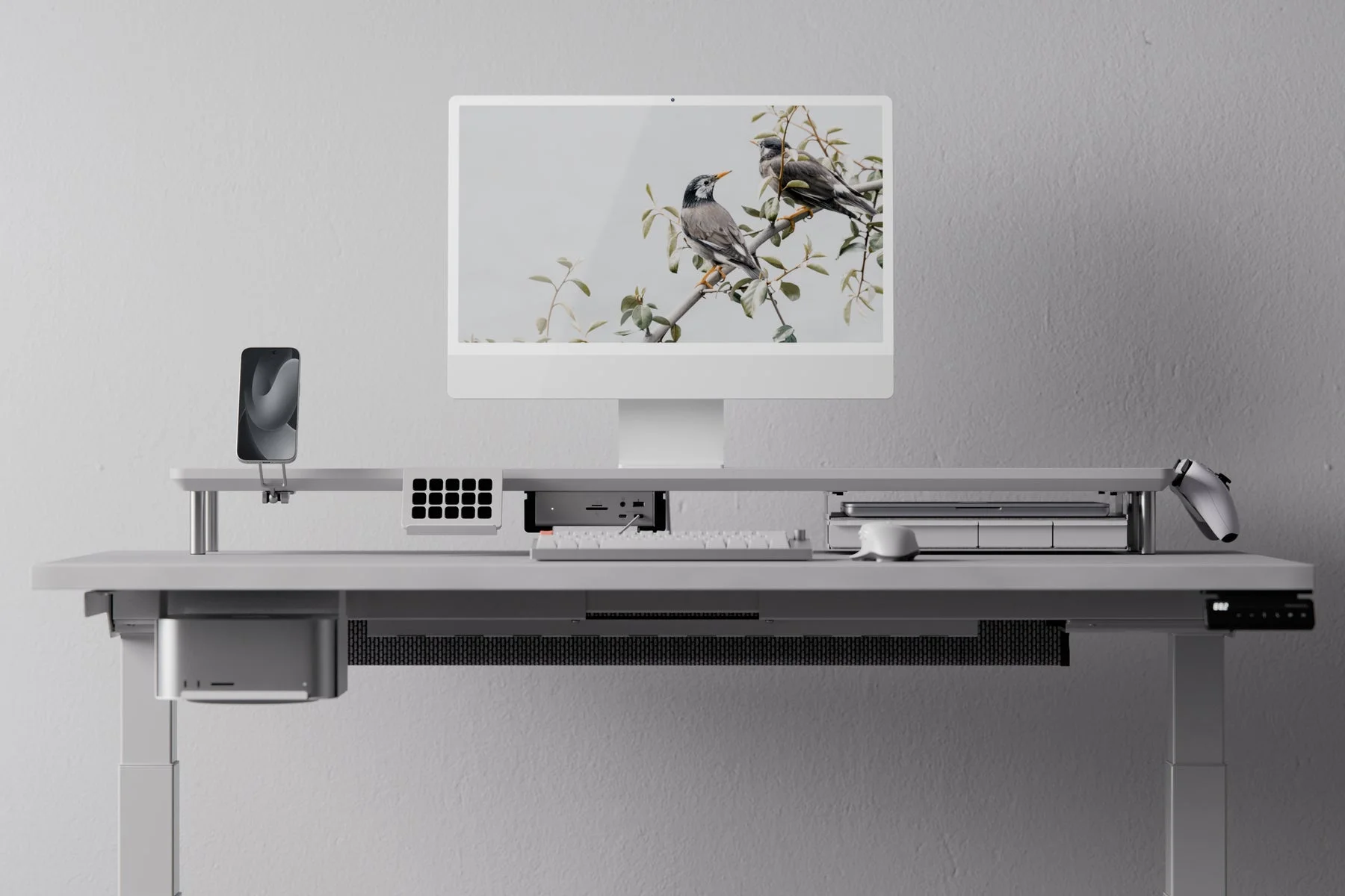 モダンで整理されたデスクセットアップ