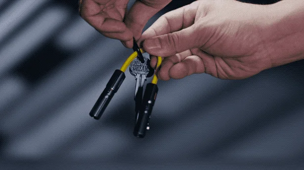 折りたたみ時のコンパクトなケーブル