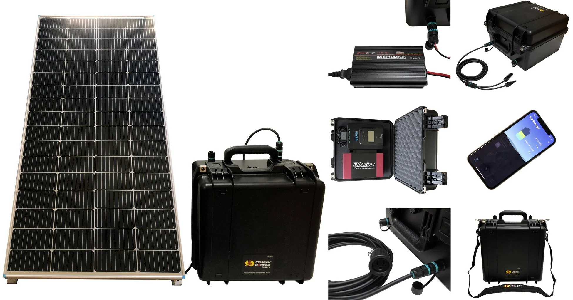 ポータブル電源とソーラーパネル