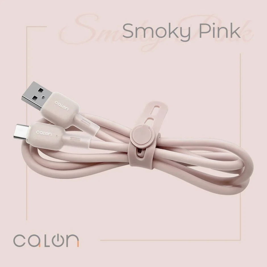 USB-A to Type-C Smoky Pink