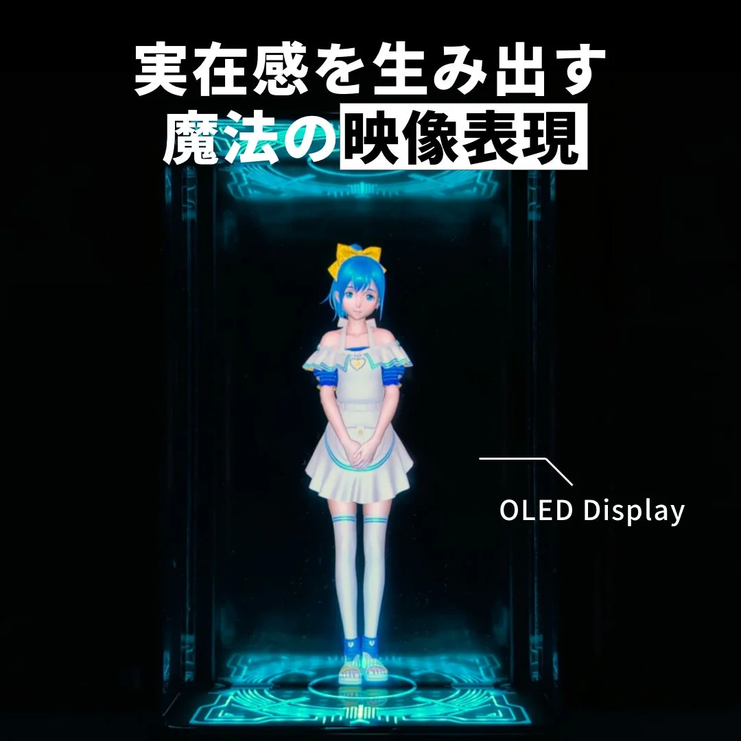 実在感を生み出す 魔法の映像表現 OLED Display
