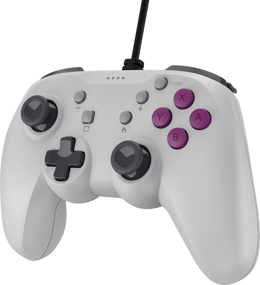 Nintendo Switch2/Switch対応！懐かしのレトロカラー有線ゲームパッド「CYBER・レトロスタイルゲームパッド4B」5月下旬発売決定