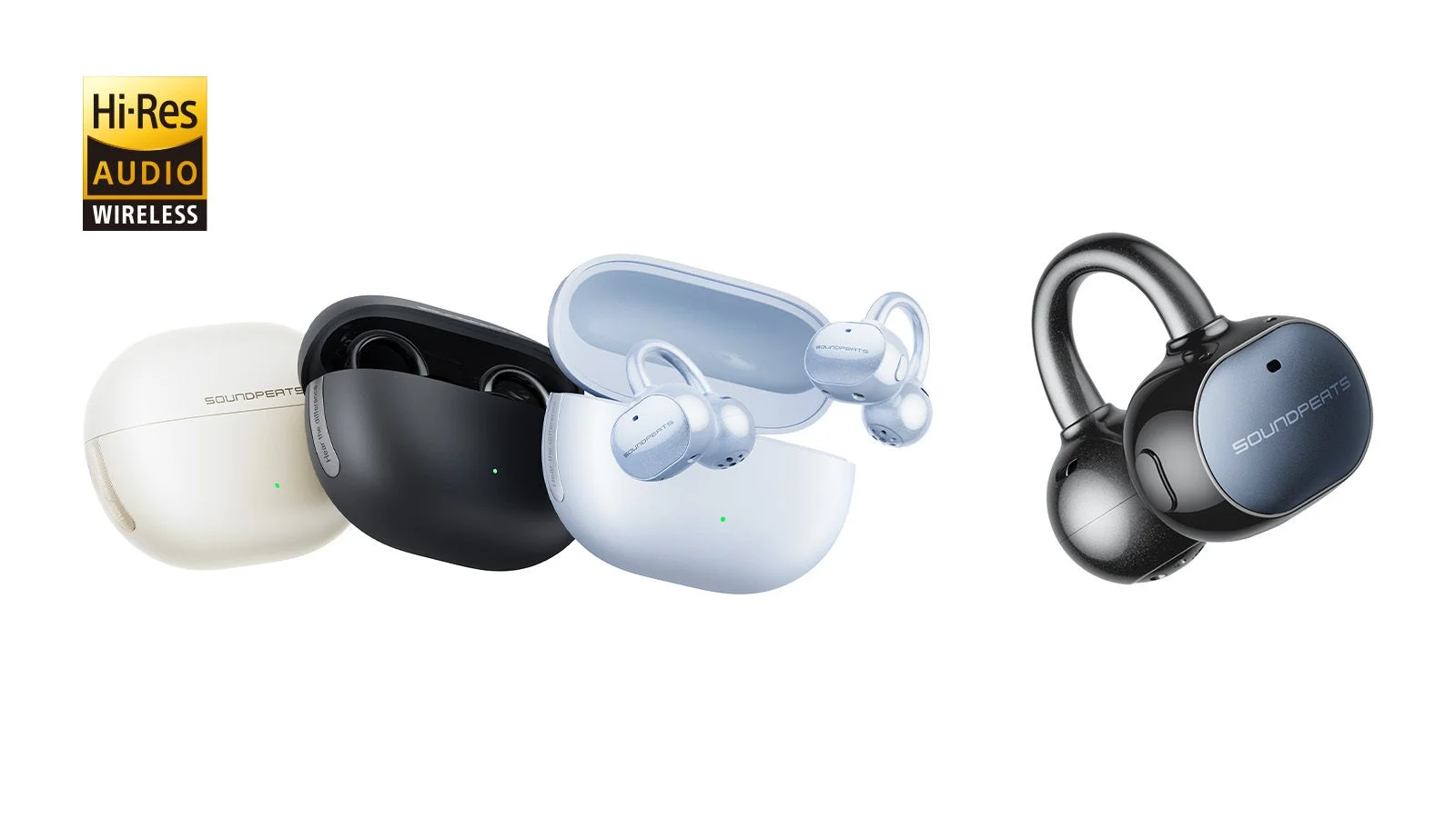 SOUNDPEATS、進化したオープンイヤー型完全ワイヤレスイヤホン「UU2イヤーカフ」を発売！Amazonで特別セールも開催