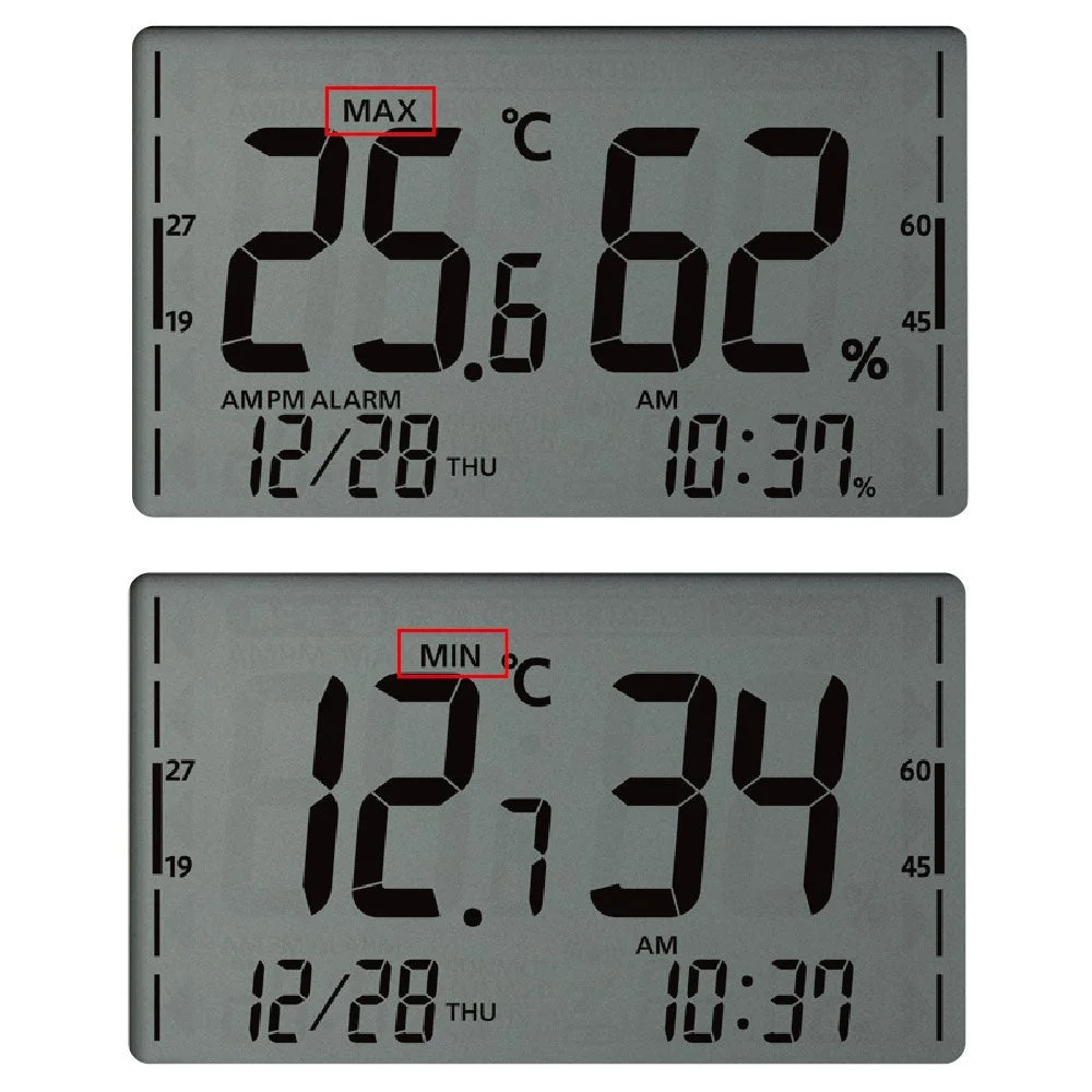 最高・最低表示のCOMFOMETER Portable