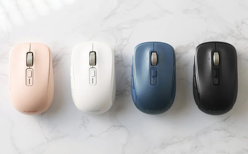 4色のワイヤレスマウス