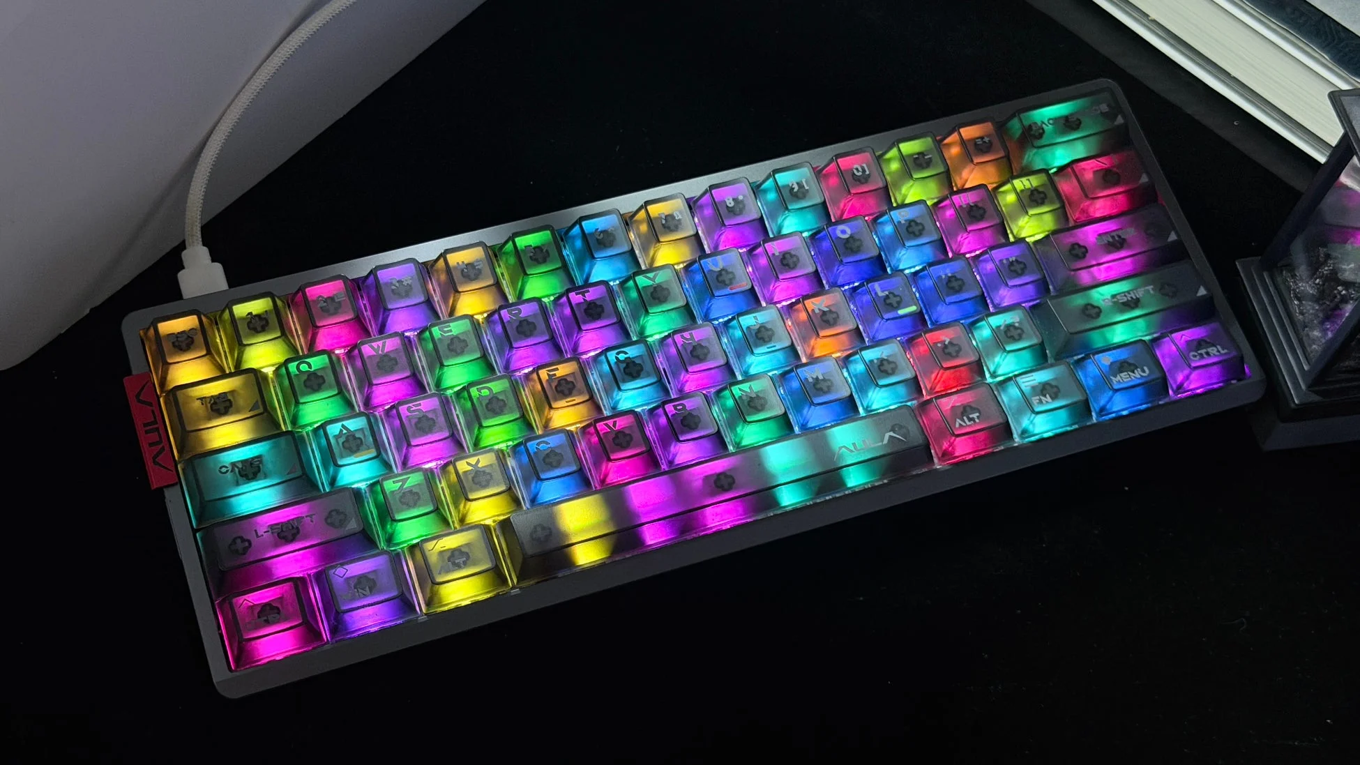 AULA AG60 ProのRGBライティング