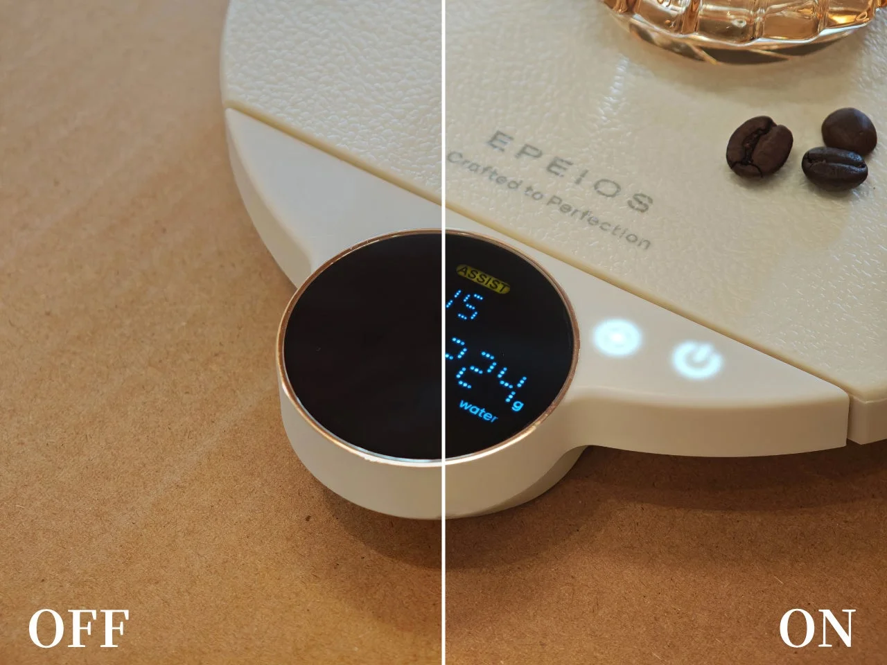 デジタルスケールのON/OFF比較