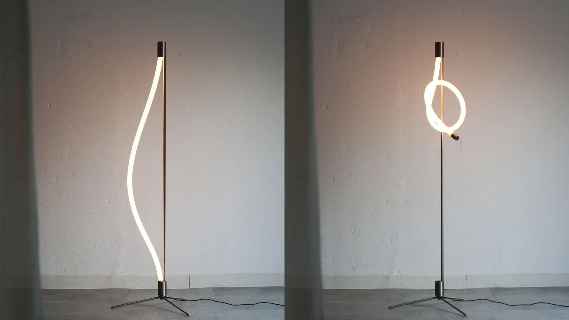 光で空間を分けるイメージ