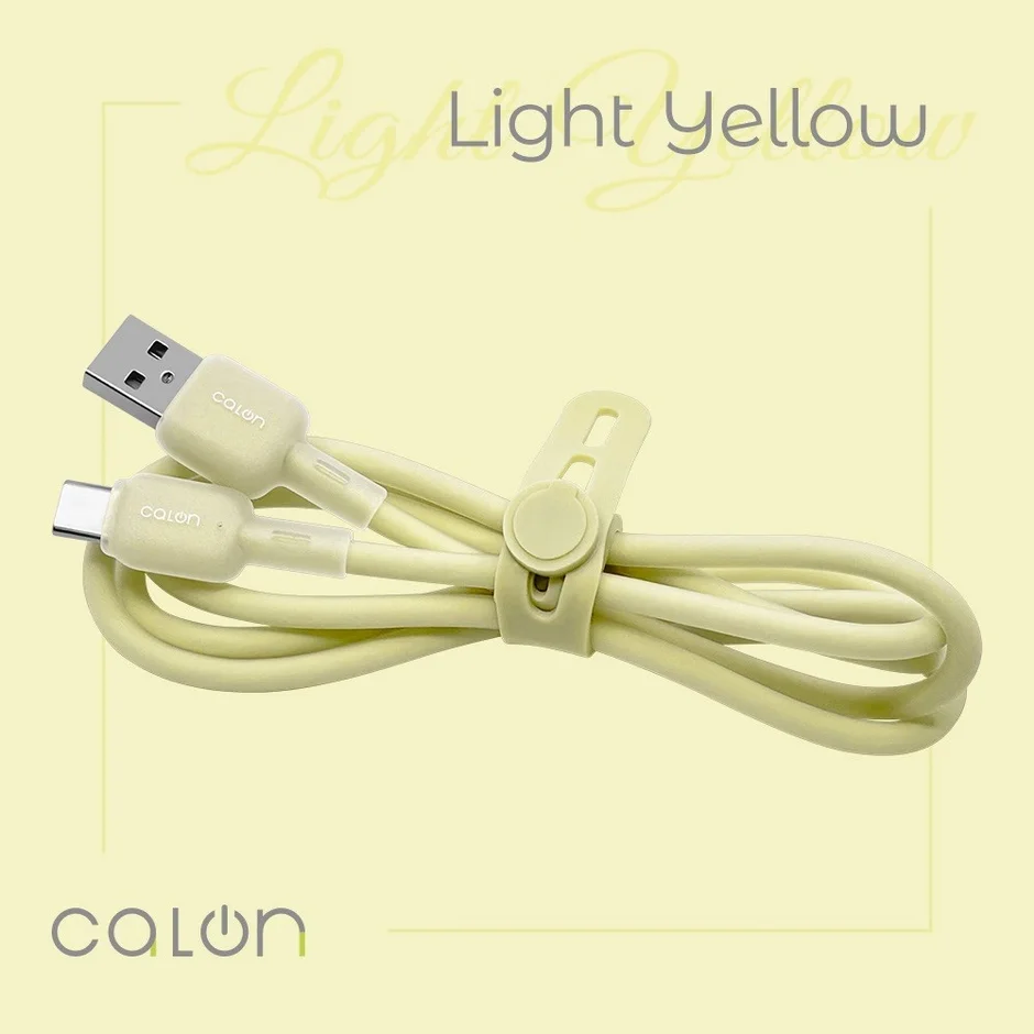 USB-A to Type-C Light Yellow