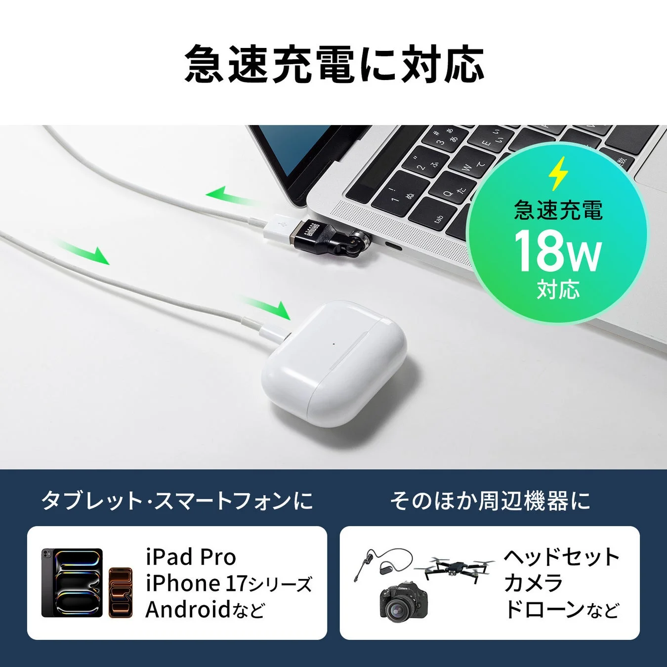 急速充電に対応