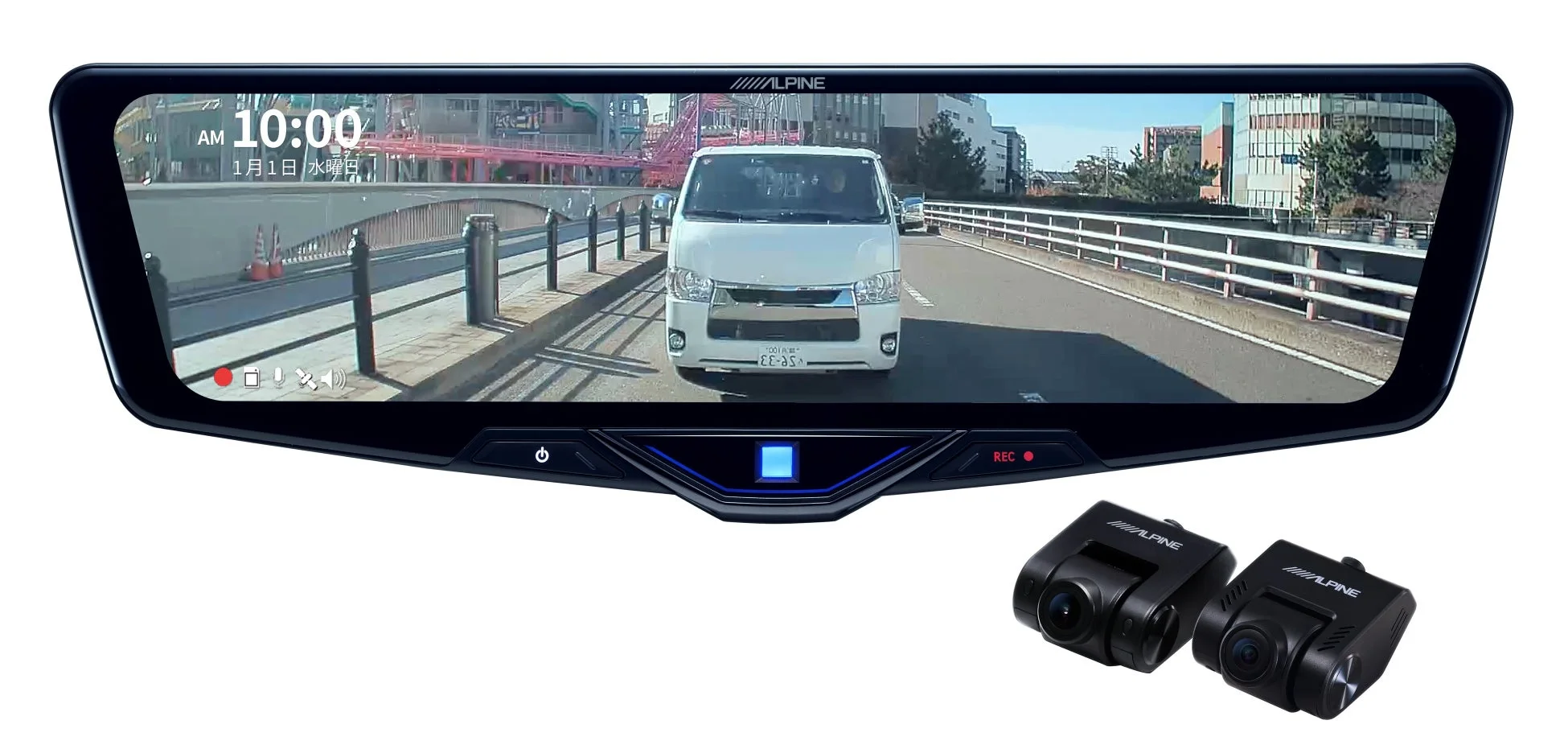 デジタルミラーと前方・後方カメラ