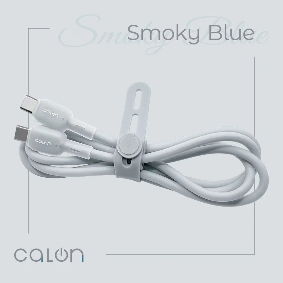 Type-C to Type-C Smoky Blue