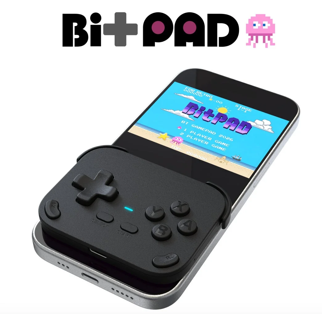 スマホがレトロゲーム機に変身！超軽量・超薄型Bluetoothゲームパッド「BitPAD」が2026年7月新発売