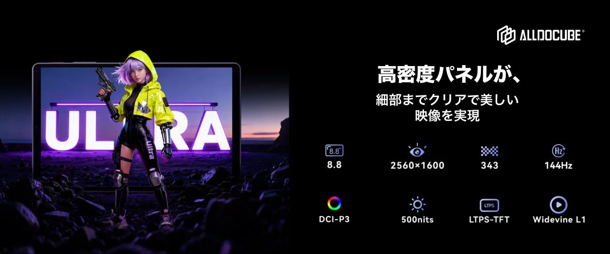 高精細ディスプレイ