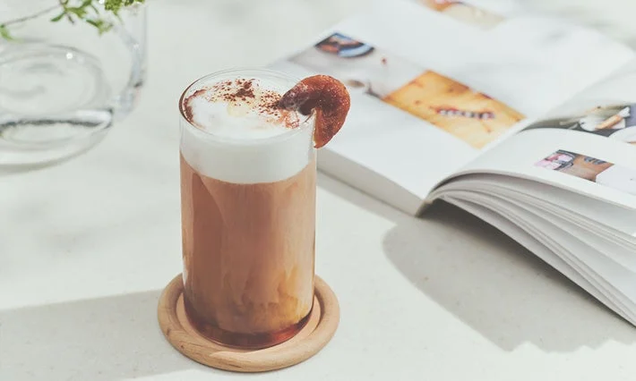 アイス杏仁ミルクコーヒーのアレンジ