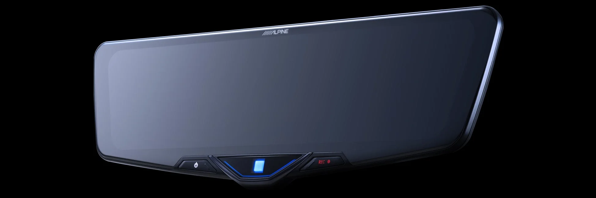 デジタルミラーのボタンと光るキー