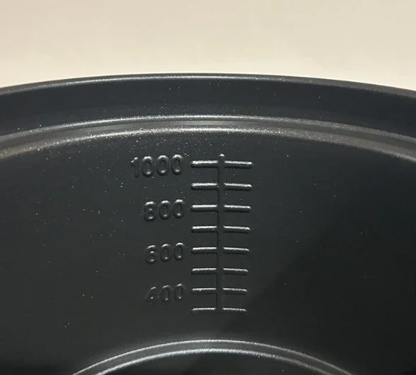 鍋の内側の目盛り