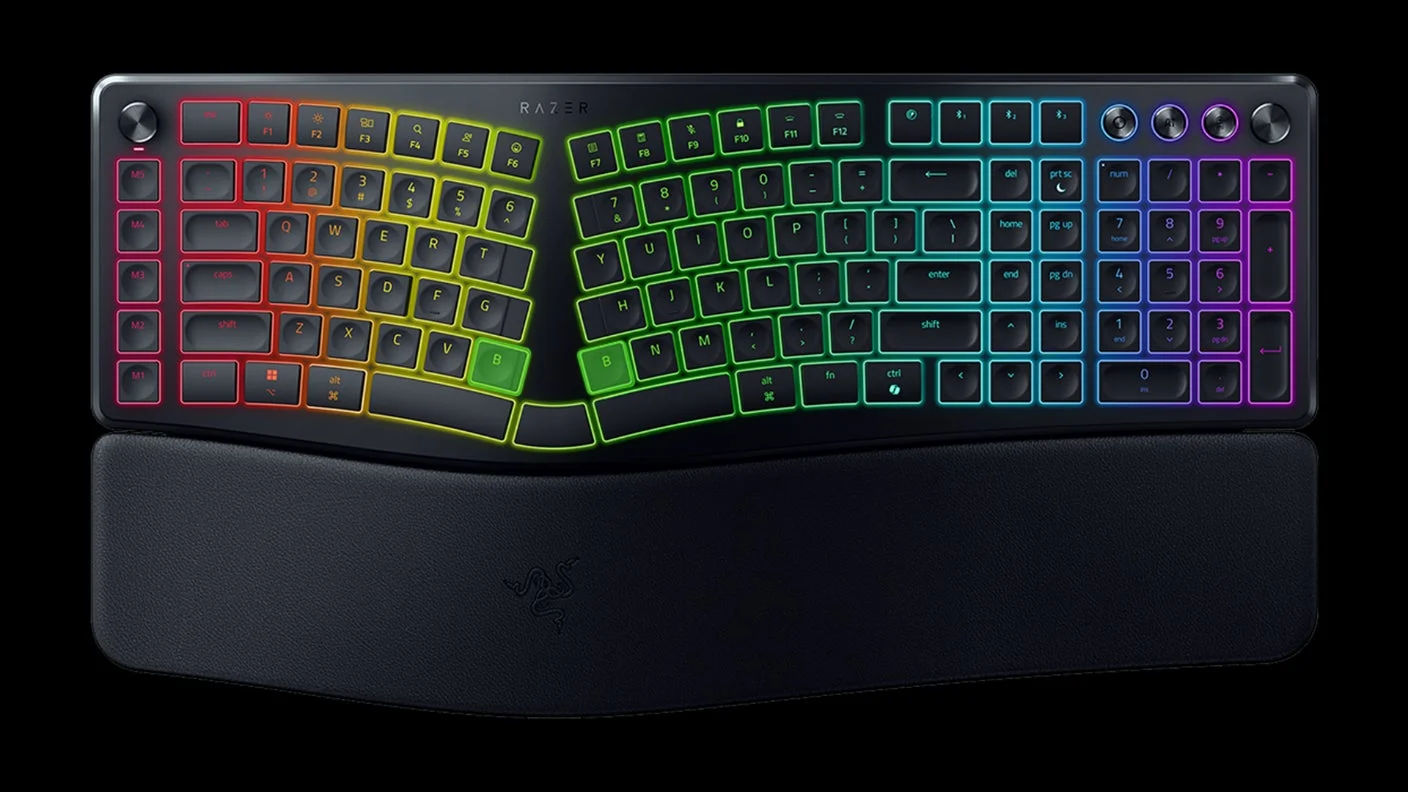 RAZER、新製品「PRO TYPE ERGO」を発表 – 日本国内でもUS英語配列を4月7日より発売
