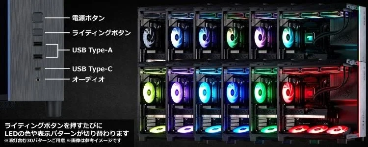 LEDライティングボタン