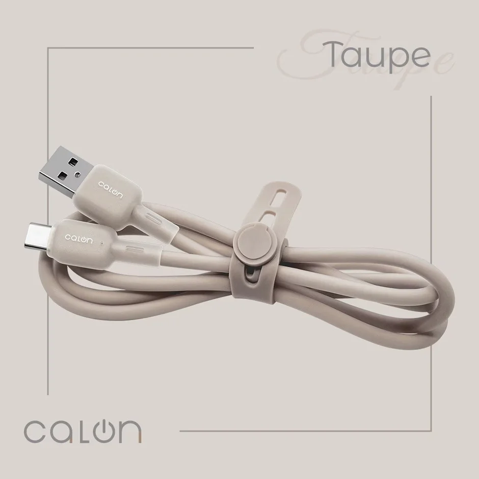 USB-A to Type-C Taupe
