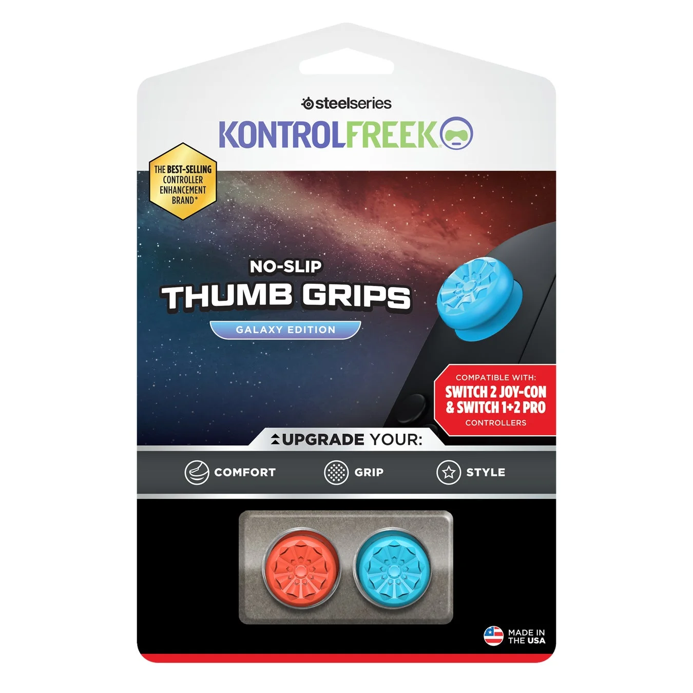 KontrolFreekの滑り止めサムグリップ「Galaxy Edition」のパッケージ