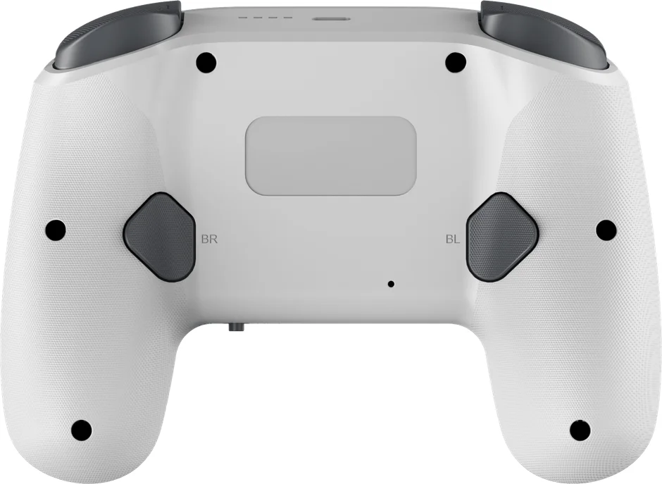 CYBER・レトロスタイルゲームパッド6B 無線タイプ 背面