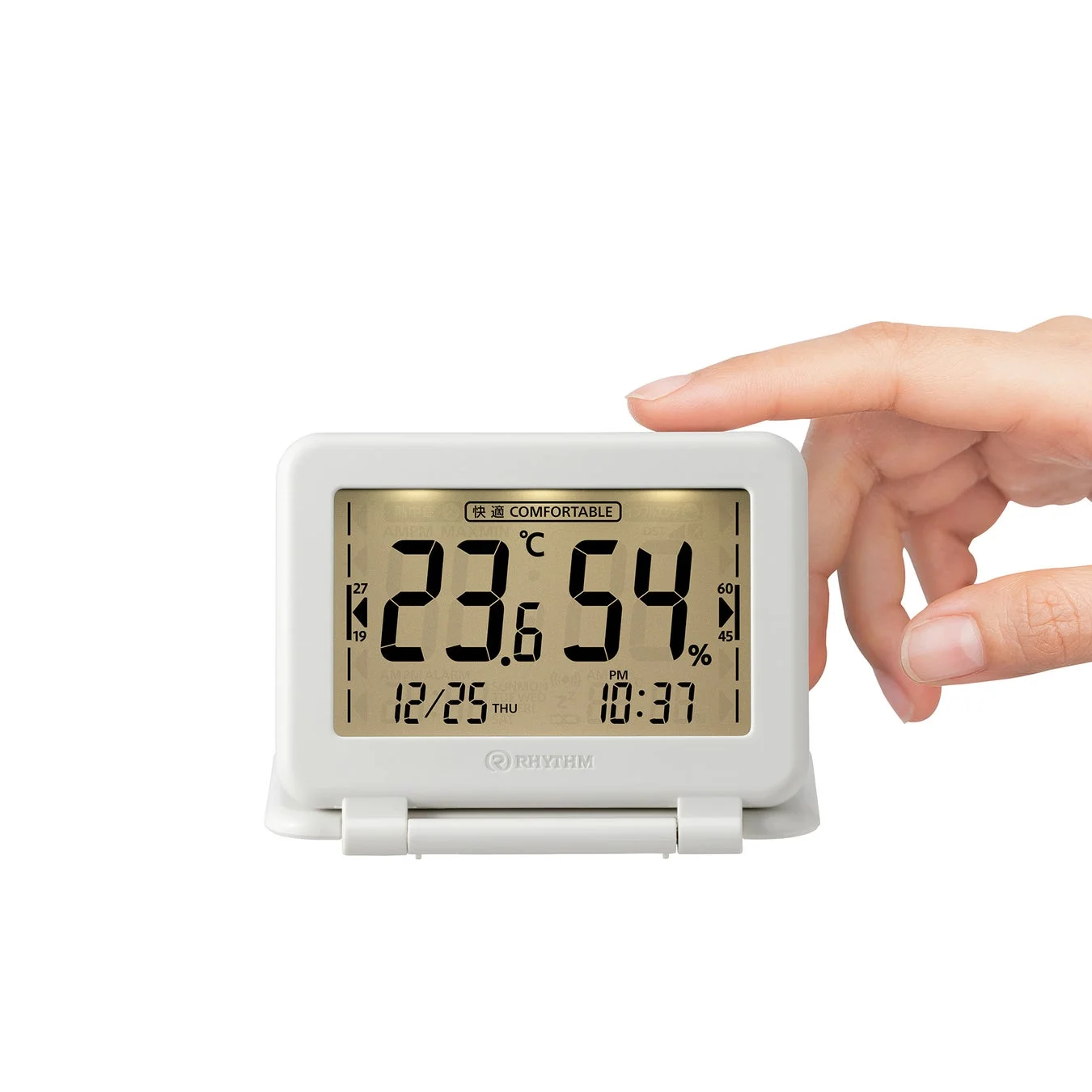 COMFOMETER Portableを手に持った様子