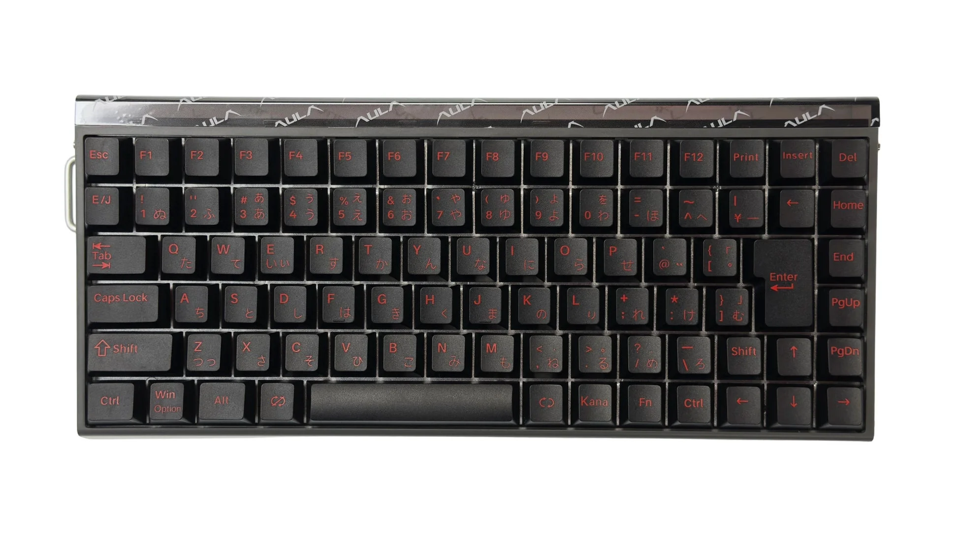 黒い日本語配列キーボード