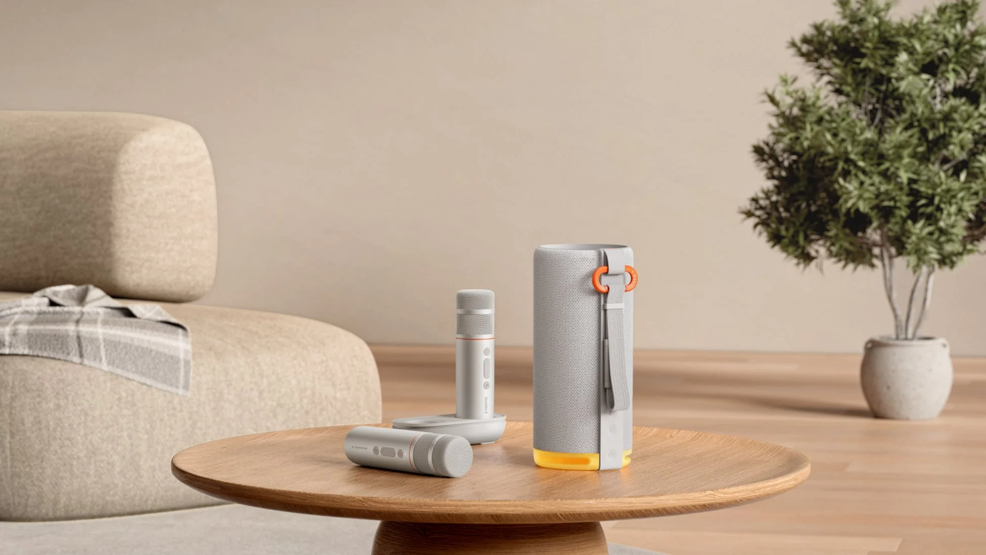 Aladdin X初のスピーカー＆マイクセット「Aladdin SoundMate Set」2026年5月19日（火）発売、おうちも屋外もカラオケ空間に！
