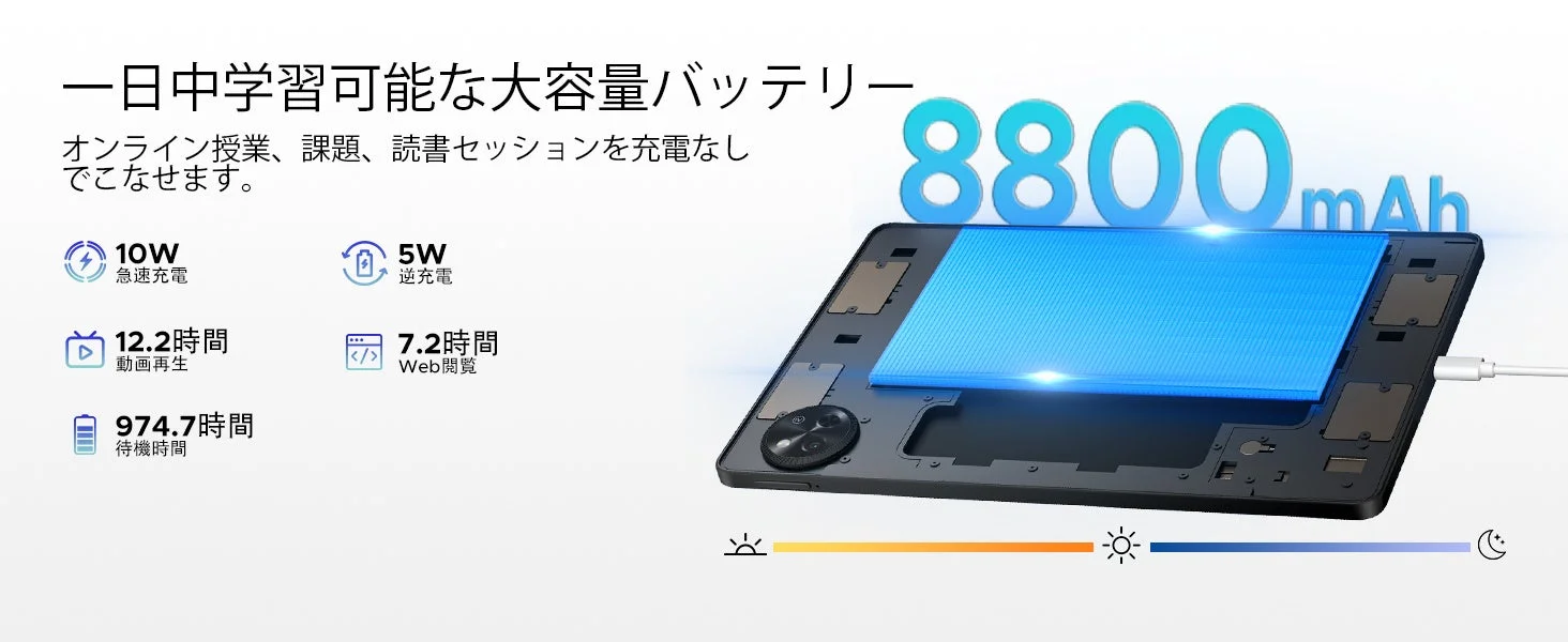 大容量バッテリー