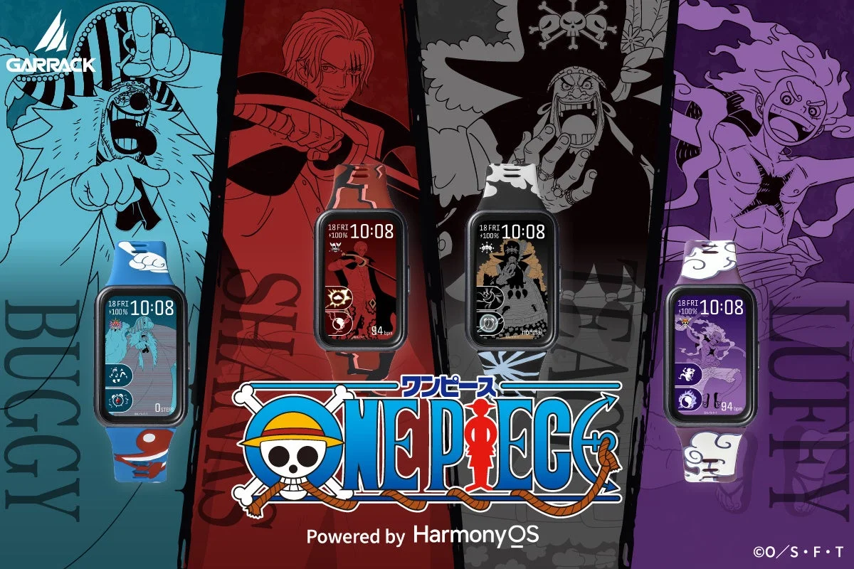 『ONE PIECE』四皇モデルのスマートウォッチがGARRACKから新登場！バギー、シャンクス、ティーチ、ルフィをイメージ