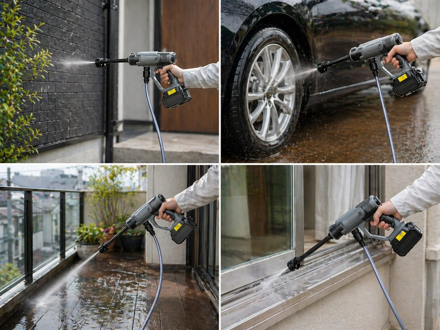 様々な場所で活躍するPOWER WASHER