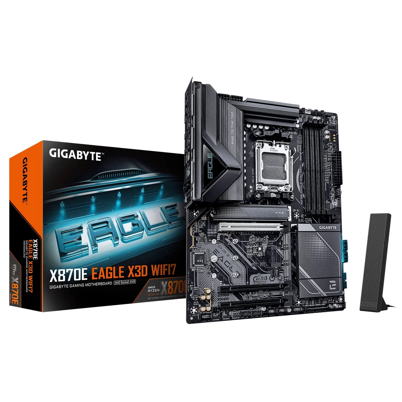 GIGABYTE、AMD X870Eチップセット搭載ATXマザーボード「X870E EAGLE X3D WIFI7」を5月22日に発売