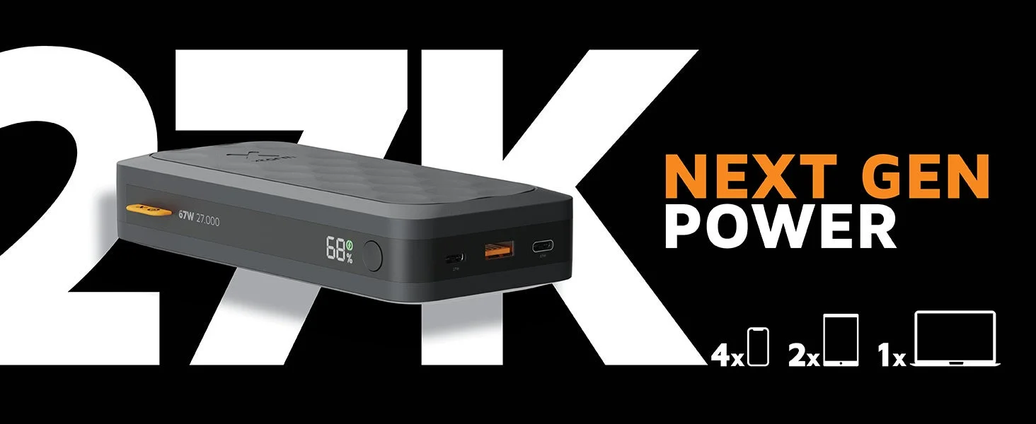 27,000mAh・67W PD対応！オランダ発「Xtorm」の大容量モバイルバッテリーが新登場