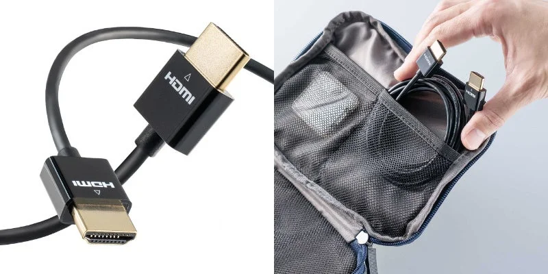 サンワダイレクト、極細・軽量で取り回し抜群のスリムHDMIケーブルを新発売