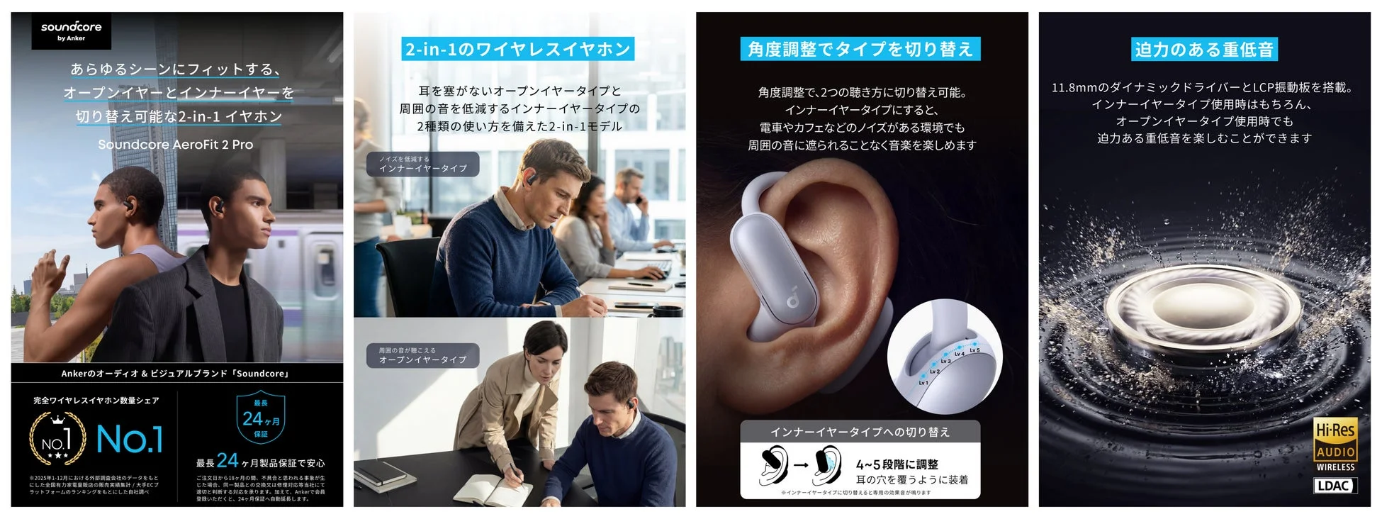 Soundcore AeroFit 2 Pro 機能詳細