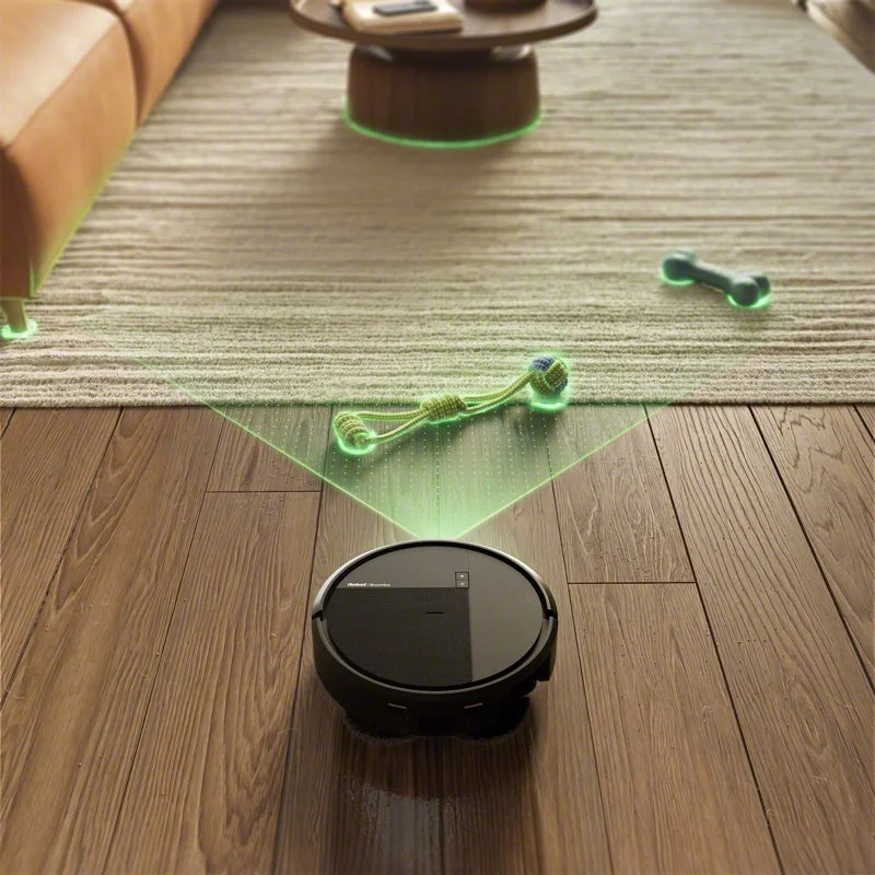 リビングで稼働中のロボット掃除機