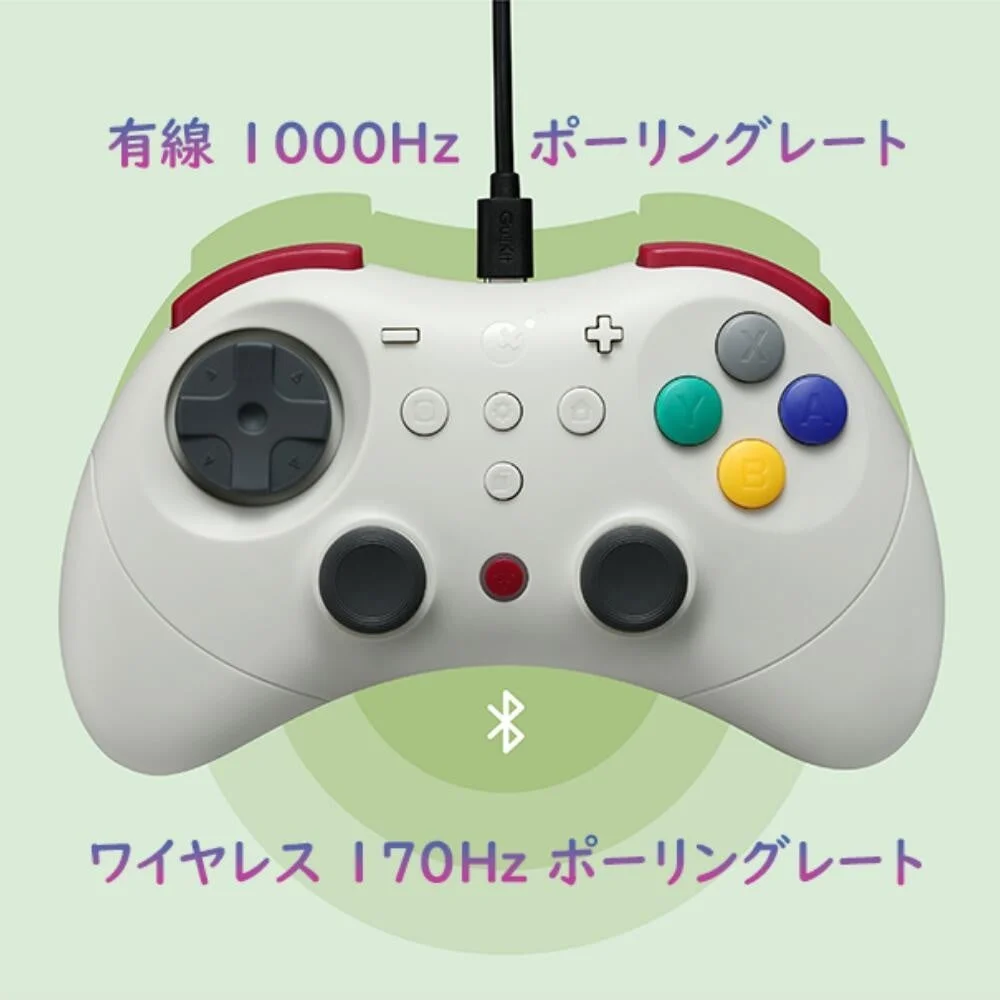 有線1000Hz、ワイヤレス170Hzのポーリングレート